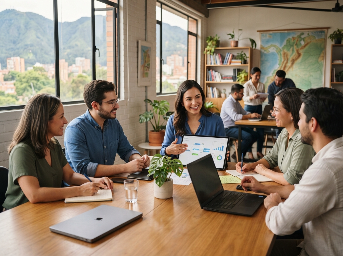 Nítido Fianzorio equipo de análisis de datos revisando modelos de inteligencia artificial